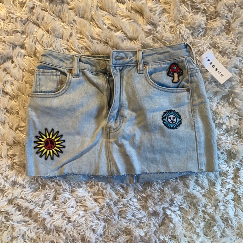 jean skirt